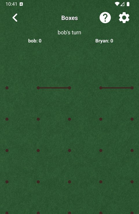 Lines & Boxes gameplay screenshot