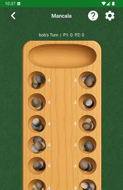 Mancala gameplay screenshot