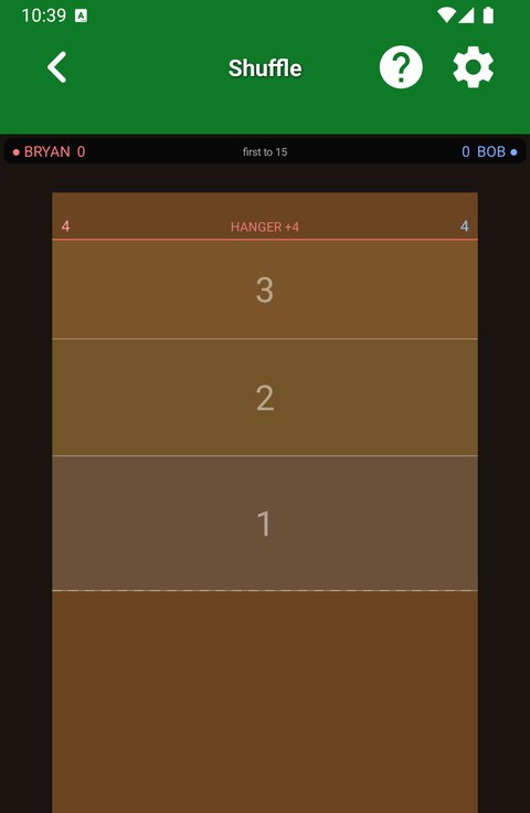 Shuffleboard gameplay screenshot