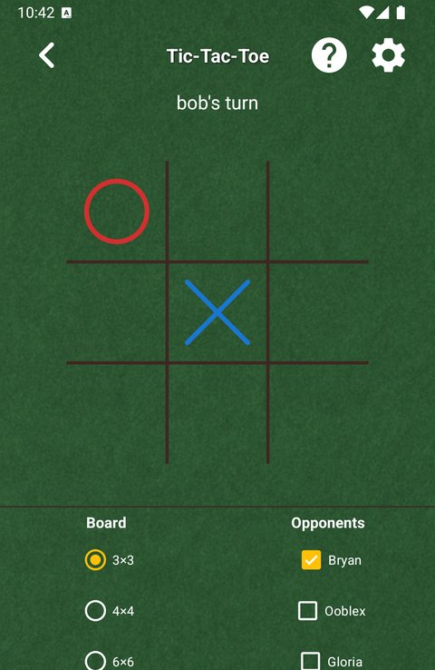 Tic-Tac-Toe gameplay screenshot